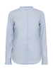 Mos Mosh MMMATHIE STRIPE SHIRT in Light Blue