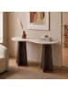 CALICOSY Schreibtisch COMO in Walnuss - (W)120  x (H)75  x (L)60 cm
