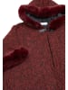 fraully Damen Poncho in Weinrot