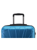 suitline Handgepäckkoffer 55x35x20 cm Carry-On 55cm Hartschale 34 L in Cyanblau