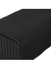 Beliani Bettbank PATERSON in Schwarz/Gold - (W) 118 x (H) 42 x (L) 40 cm