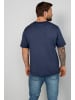 John F. Gee Kurzarm T-Shirt in blau