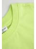 Coccodrillo Baumwoll-T-Shirt mit kurzen Ärmeln in limonengrün