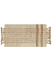 Beliani Geflochtener Teppich ORTAOBA in Beige - (W) 80 x (H) 1.5 x (L) 150 cm