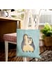 Mr. & Mrs. Panda Tote Bag Pinguin umarmen ohne Spruch in Eisblau