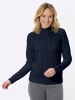 Sieh an! Stehkragen-Pullover in marine