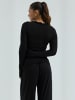 Seamless Basic Top Cotton in Black