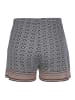 VIVANCE DREAMS Schlafshorts in braun gemustert