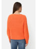 Camel Active Strickpullover mit weiten Ärmeln in Orange