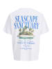 JACK & JONES Junior T-Shirt Locker geschnitten Jorphoto in bright white island