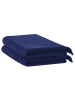 Beliani 2er-Set Handtuch ATIU in Blau