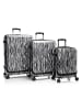 Heys EZ Fashion 4 Rollen Kofferset 3-teilig mit Dehnfalte zebra