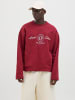 Jack & Jones Sweatshirt in Tibetan Red
