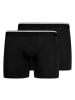 Skiny 2er Pack Trunks Cotton Multipack in Schwarz