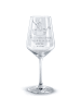 Mr. & Mrs. Panda Trinkglas Pinguin Angelboot mit Spruch in Transparent