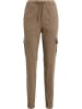 Urban Classics Urban Classics Damen Ladies High Waist Cargo Comfort Jogging Pants in softtaupe
