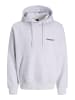 Jack & Jones Kapuzenpullover in White Melange