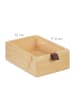 relaxdays Schreibtisch Organizer in Natur - (B)15 x (H)21 x (T)20 cm