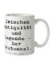 Mr. & Mrs. Panda Tasse Spruch Großonkel Legenden mit Spruch in Weiß