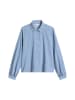 Marc O'Polo DENIM Feincord-Langarm-Bluse regular in Fall Sky