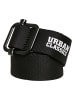 Urban Classics Urban Classics Unisex Industrial Canvas Belt 2-Pack in black/navy