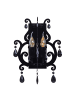 näve Wandleuchte "BLACK VELVET" in schwarz - (L)30 cm x (B)20 cm x (H)40 cm