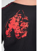 Gorilla Wear T-shirt - Buffalo old school workout top - Schwarz/Rot