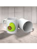 Mr. & Mrs. Panda Kaffeepott Avocado Pfeifen ohne Spruch in Weiß