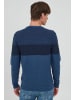 BLEND Strickpullover in blau