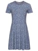 Kangaroos Jerseykleid in blau-geblümt
