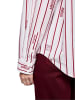 MARC CAIN Gestreifte Bluse Rethink Together in Rot