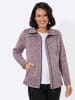 WITT WEIDEN Strickfleece-Jacke in rosé-meliert