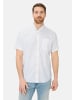 Camel Active Kurzarmhemd aus Leinenmix in Weiß