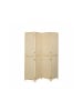 relaxdays Paravent in Natur - (B)182 x (H)180 cm