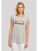 F4NT4STIC T-Shirt Mothers Day Minimalist Periodic Table Geeky Mom in grau meliert