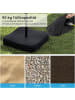 COSTWAY Sonnenschirmständer mit Sandsäcken in Schwarz