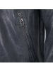 JILANI Lederjacke Lammnappa in Indigo