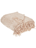 Beliani Kuscheldecke VELLA in Beige - (W) 150 x (H) 3 x (L) 200 cm