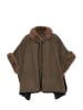 Usha Women Poncho in Braun
