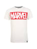 Re:Covered T-Shirt Marvel Pixel Logo Ecru in Ecru