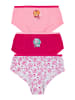 United Labels 3er Pack Paw Patrol Panty Unterhose Slip Unterwäsche in rosa