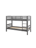 ebuy24 Etagenbett Lavius Grau 210 x 102 cm