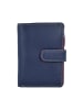 MYWALIT Medium Snap Wallet Geldbörse Leder 13 cm in royal