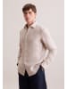 Seidensticker Leinenhemd Shaped in Beige
