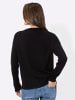 WITT WEIDEN Rundhals-Pullover in schwarz-metallicfarben