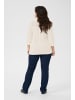 KAFFE curve Langarm-Bluse KCsanne in Chalk