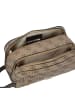 Guess Milano Kulturbeutel 21 cm in beige-brown