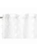 Tom Tailor Transparenter Schlaufenvorhang SNOWFLAKES in Weiss