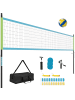 COSTWAY Volleyballnetz Outdoor 9,5 x 1 m in Grün