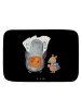 Mr. & Mrs. Panda Badteppich Pinguin & Maus Wanderer ohne Spruch in Schwarz